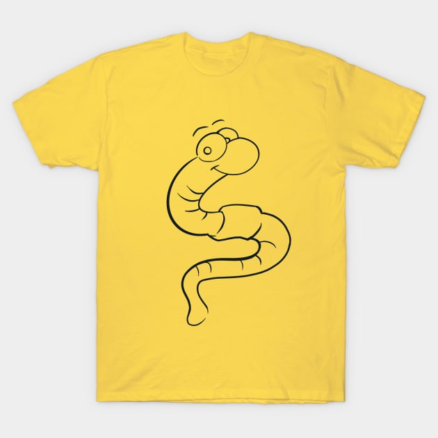 Worm Shirt T-Shirt by Illoostrader